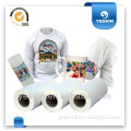 China manufacturer for t shirt,mugs,plate use sublimation roll paper